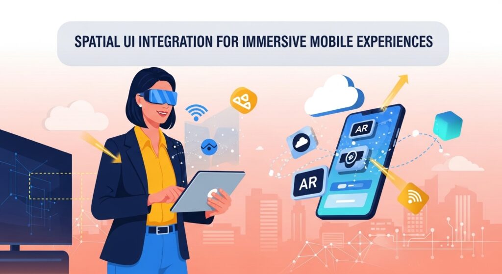 Spatial UI Integration for Immersive Mobile Experiences