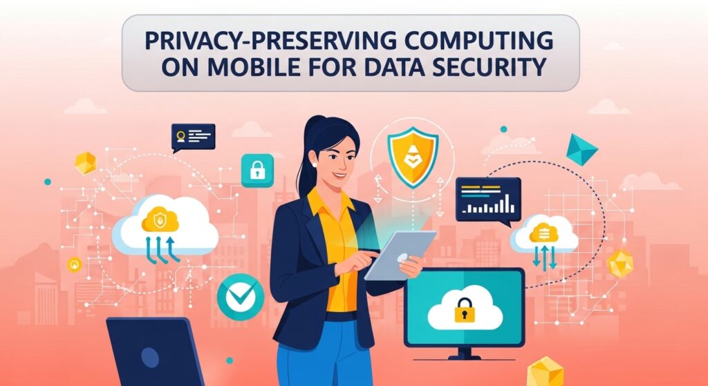Privacy-Preserving Computing on Mobile for Data Security